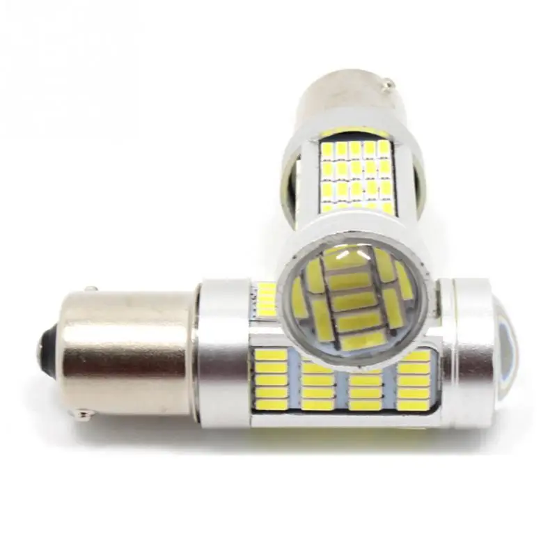 1 шт. авто светодиодный 1156 BA15S BAU15S BAW15S 4014 92 SMD белый 12В P21W PY21W PR21W автомобильный