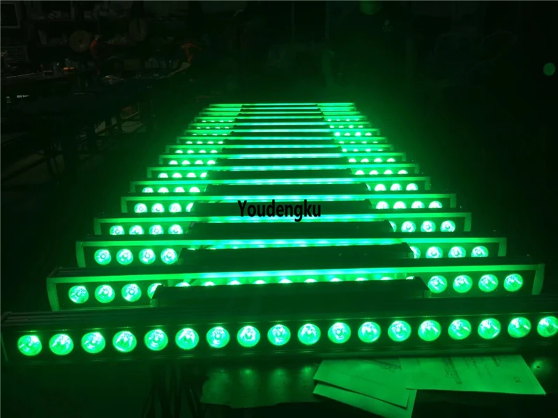 8 шт. уличная настенная шайба rgbw 18*10 Вт 4 в 1 dmx IP65 светильник 18 Светодиодная