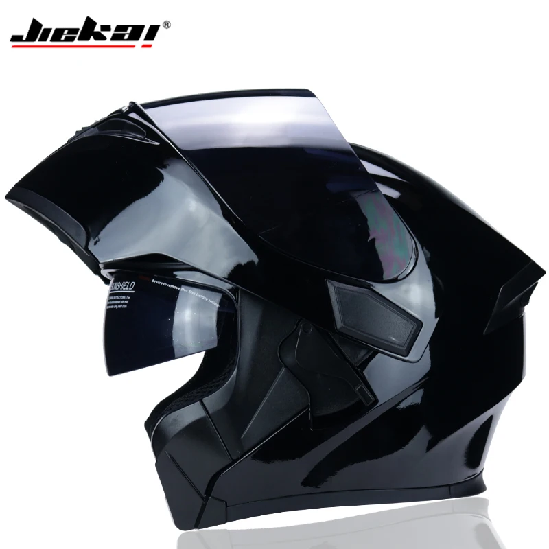 The latest DOT flip helmet modular double lens motorcycle helmet full face safety helmet Casco capacete casque moto - Цвет: b12