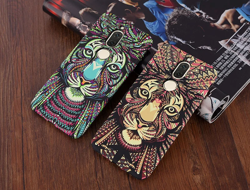 Чехол KaiNuEn чехол для Huawei Mate 10 lite Mate10 Pro мобильный телефон elephant tiger animal жесткий