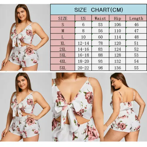 Женский пляжный комбинезон с V-образным вырезом и цветочным принтом |