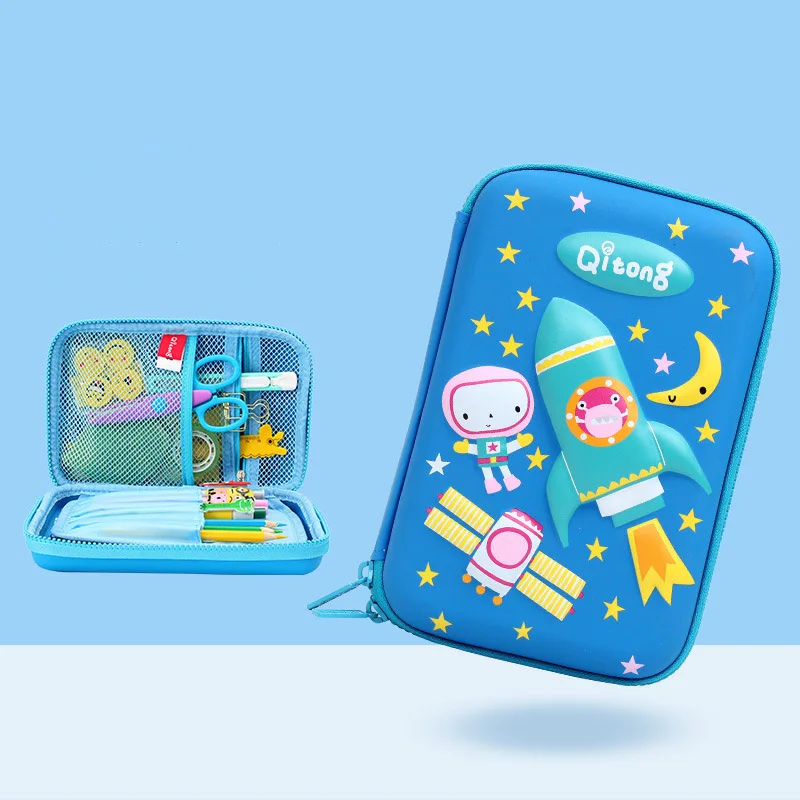 Style 15 Kawaii 3D School Pencil Case for Girls Boys Penal Korean Pen Bag Cute EVA Large Makeup Pencilcase Pouch Stationery Box Penalties - Цвет: Style 15