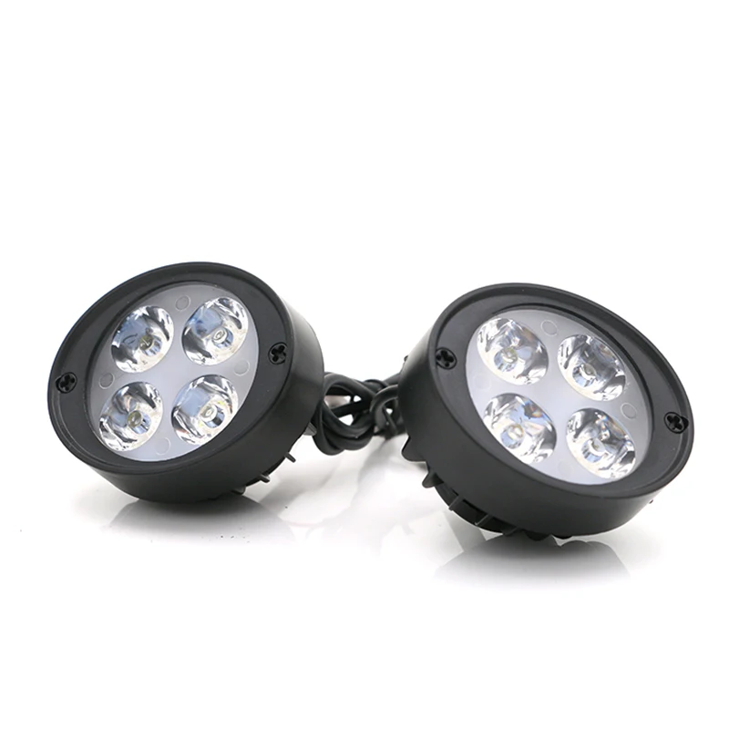 Motorcycle DC 12V Headlight Motorbike LED Headlamp with Light Switch Scooter White Spotlights Motor Headlights Moto Front Lamp |