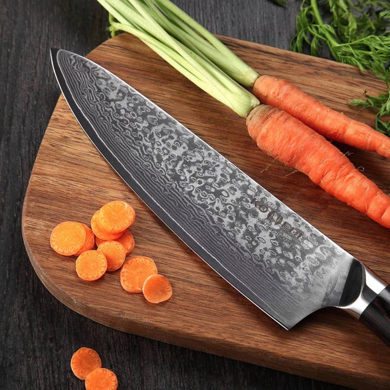 8&quot inch Bread Knife 67 layers Damascus Stainless Steel Kitchen High Quality VG10 Cake With Pakka Wood Handle | Дом и сад