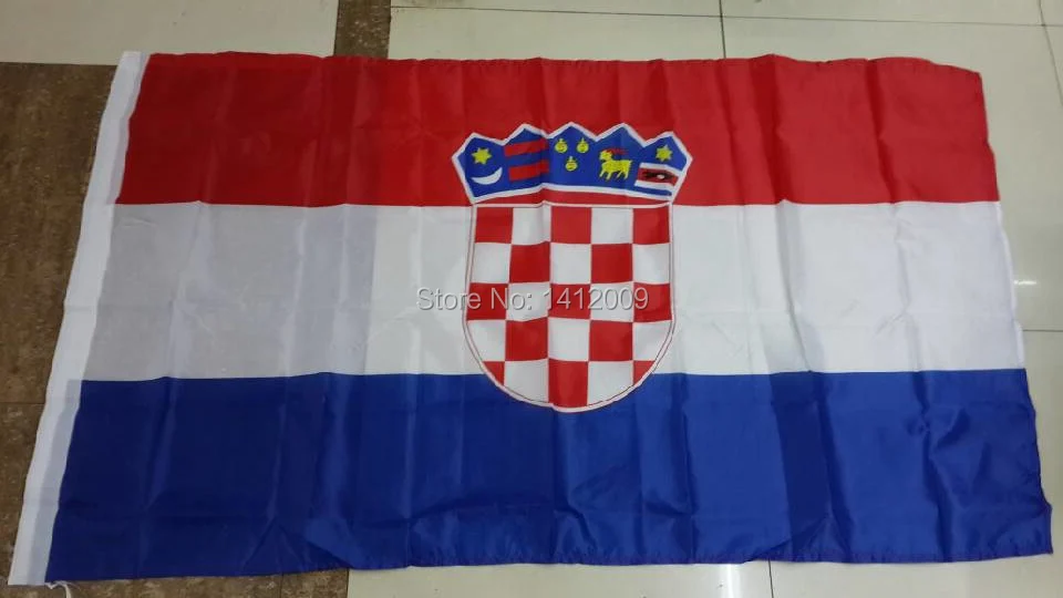 Outdoor4 * 6 футов 120 см x 180 &quotХорватия&quot Национальный флаг/баннер полиэфирные флаги
