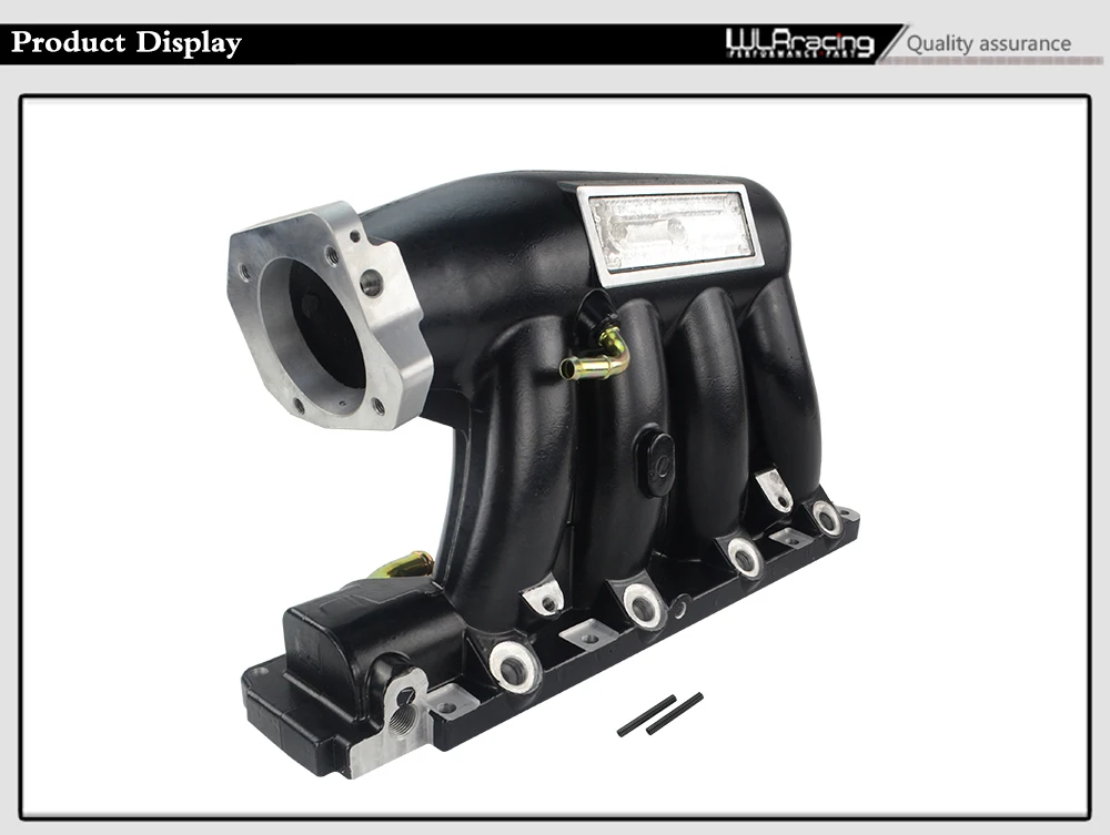 Wlr-алюминиевый впускной коллектор для 06-11 Honda Civic 04-08 Acura TSX K24A2 K20Z3 серебристый черный WLR-IM52