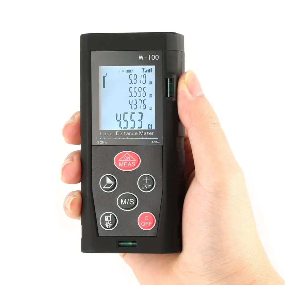 Borbede 100M Laser Distance Meter Rangefinder Range Finder Measure Build Device Ruler Test Tool | Инструменты