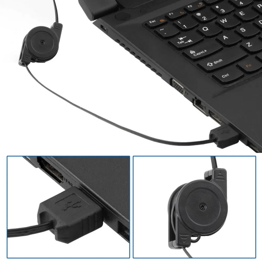 Высокое разрешение Мини USB2.0 5 м выдвижной зажим веб-камера для компьютера ноутбука 5 мегапикселей USB Выдвижной кабель веб-камера