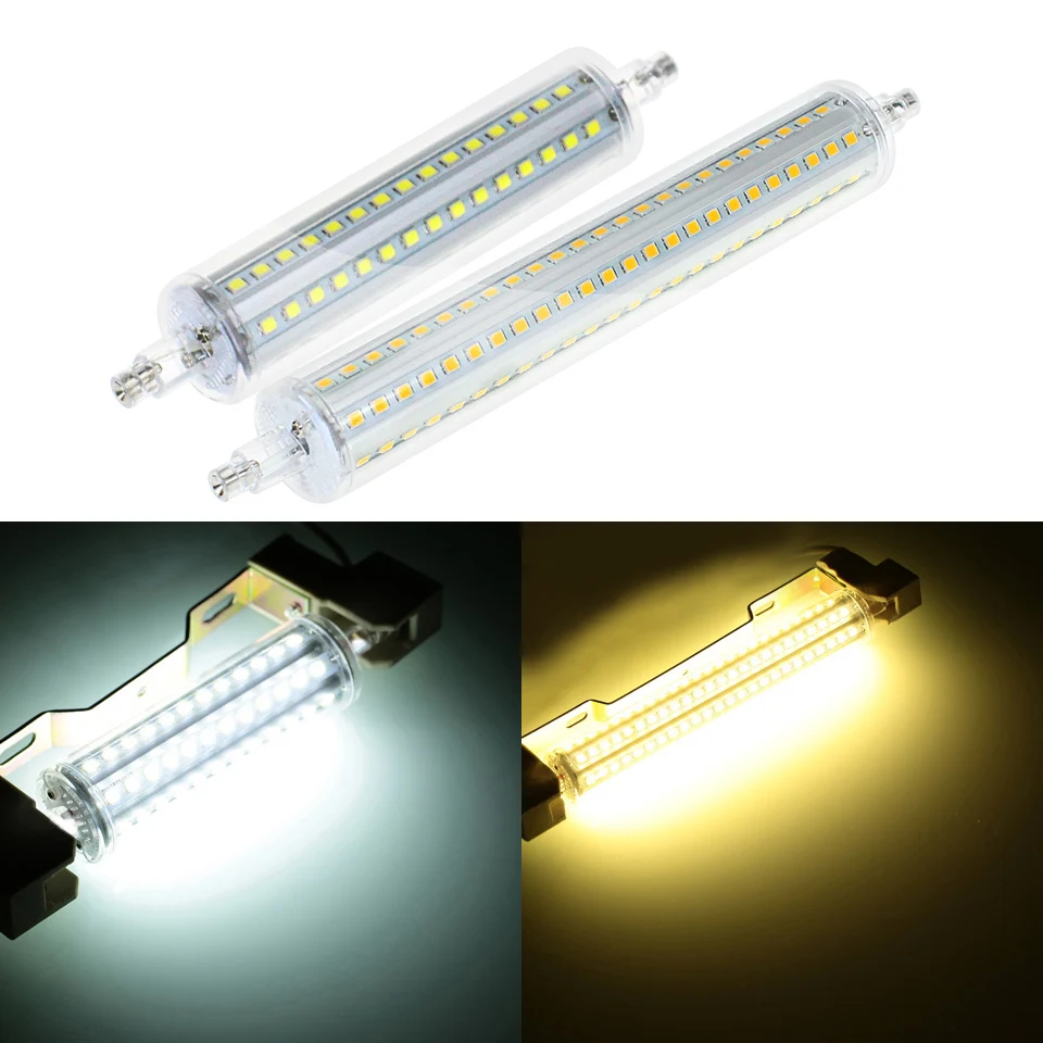 R7S светодиодные лампы 5 Вт 8 10 13 SMD 2835 Светодиодные Лампы Кукурузы 78 118 135 189 мм