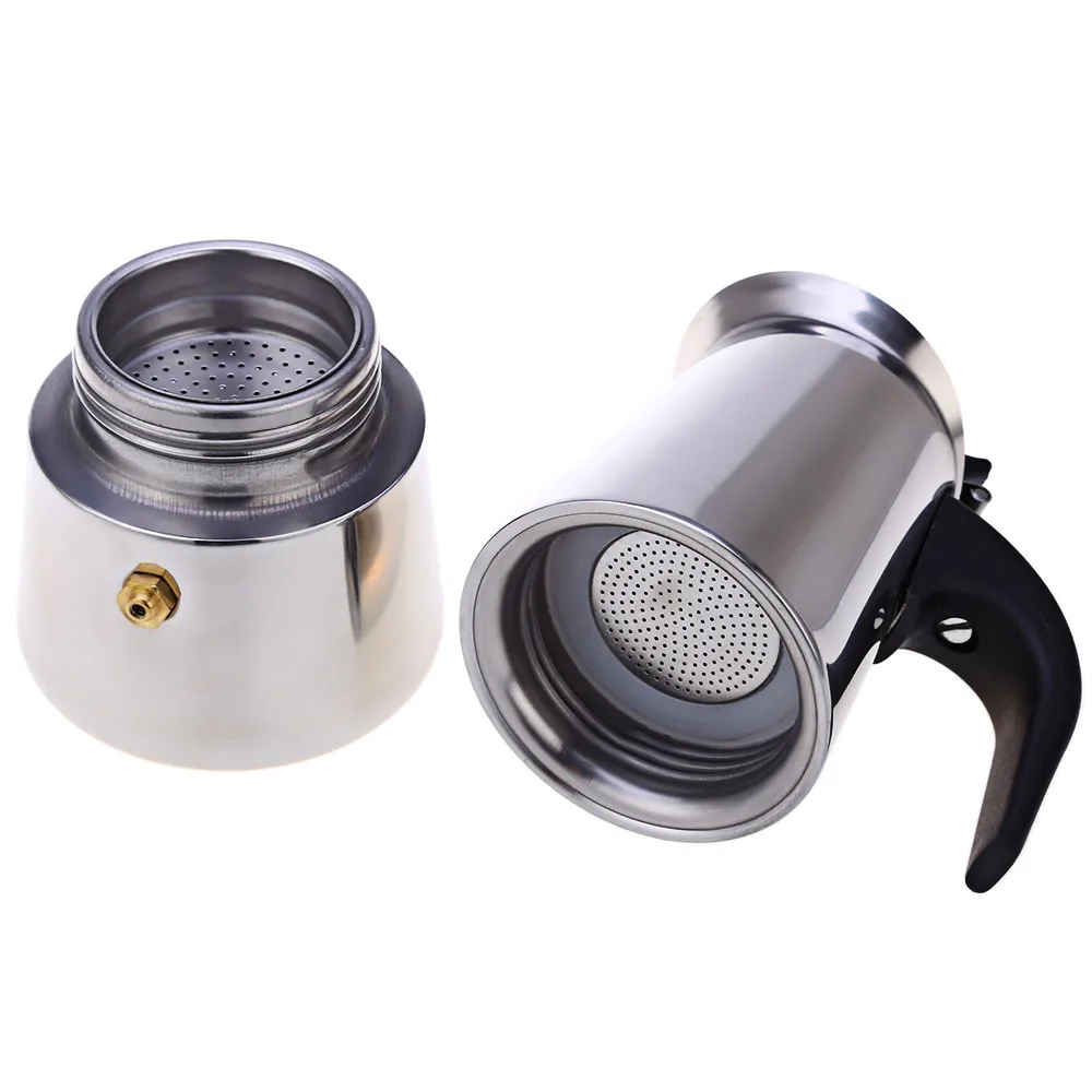 Кофейник из нержавеющей стали Mocha Espresso Latte Percolator плита кофейник инструмент для
