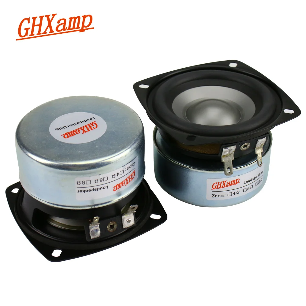 GHXAMP 3 дюйма 80 мм среднего класса бас динамик высокого 8ohm 10 40 Вт громкоговоритель