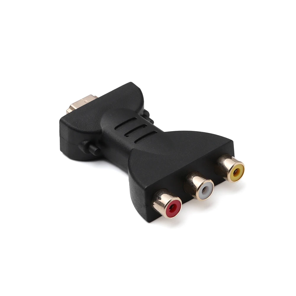 HDMI совместимый с 3 RGB RCA видео аудио адаптер AV компонентный конвертер позолоченный
