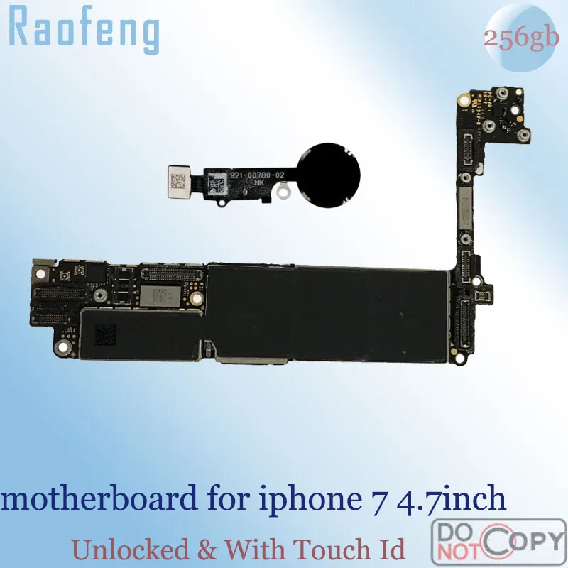 Raofeng подходит для ios системы с сенсорным ID материнская плата 256 ГБ iphone 7 4 дюймов