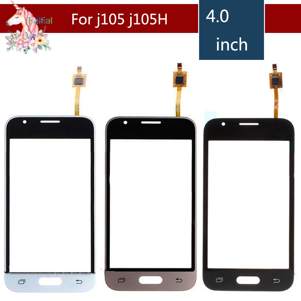 10 шт./лот для Samsung Galaxy J1 Mini J105 SM-J105Y J105H J105M сенсорный экран дигитайзер стеклянный