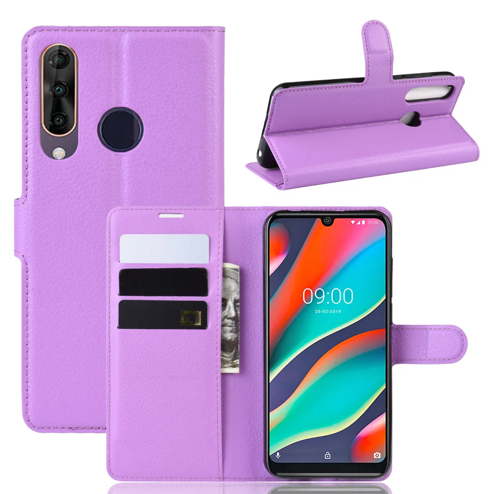 Micgita кожаный чехол для Wiko View 3 Pro с рисунком личи, флип-чехол в виде книги, чехол-бумажник для Wiko View 3 Pro/Wiko View 3, чехол