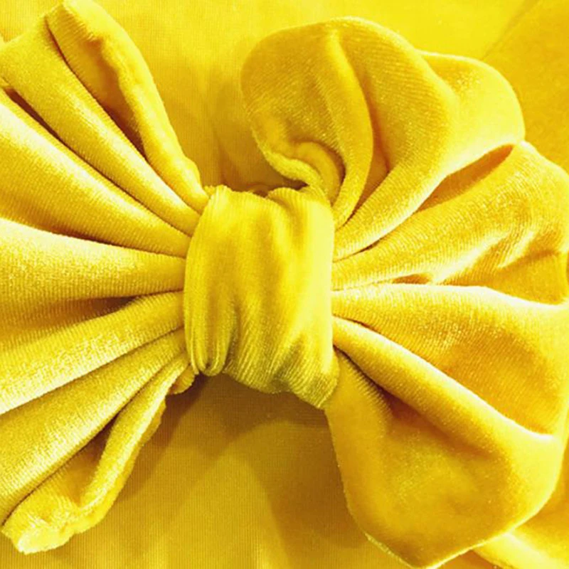 Бархатные большие заколки для волос с большим бантом Детская повязка на голову