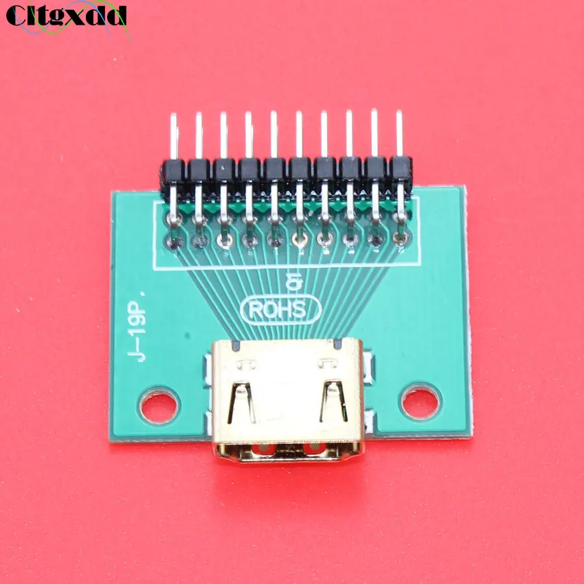 Cltgxdd 1 шт. позолоченный HDMI Тип 19Pin печатная плата соединительные провода