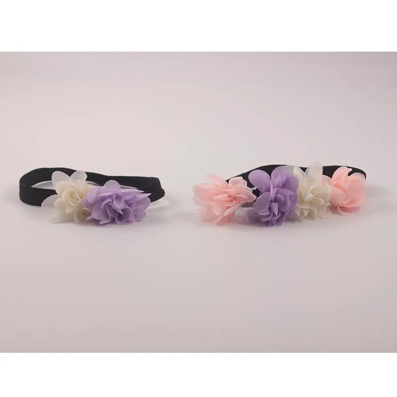 16inch Nenuco Doll Accessories Multicolor flower Headband DIY Chiffon fabric Elastic Hair Bands for 41CM | Игрушки и хобби