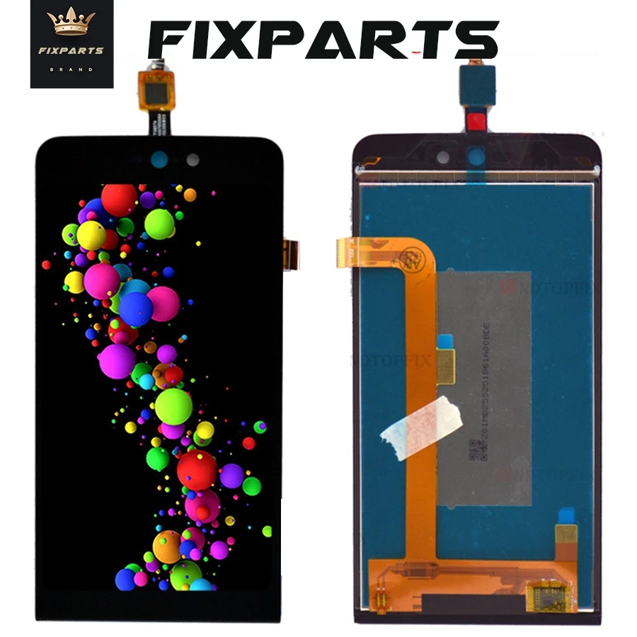 Черный 5 0 &quotоригинальный протестированный ЖК дисплей Wiko Rainbow jam 3G / 4G кодирующий