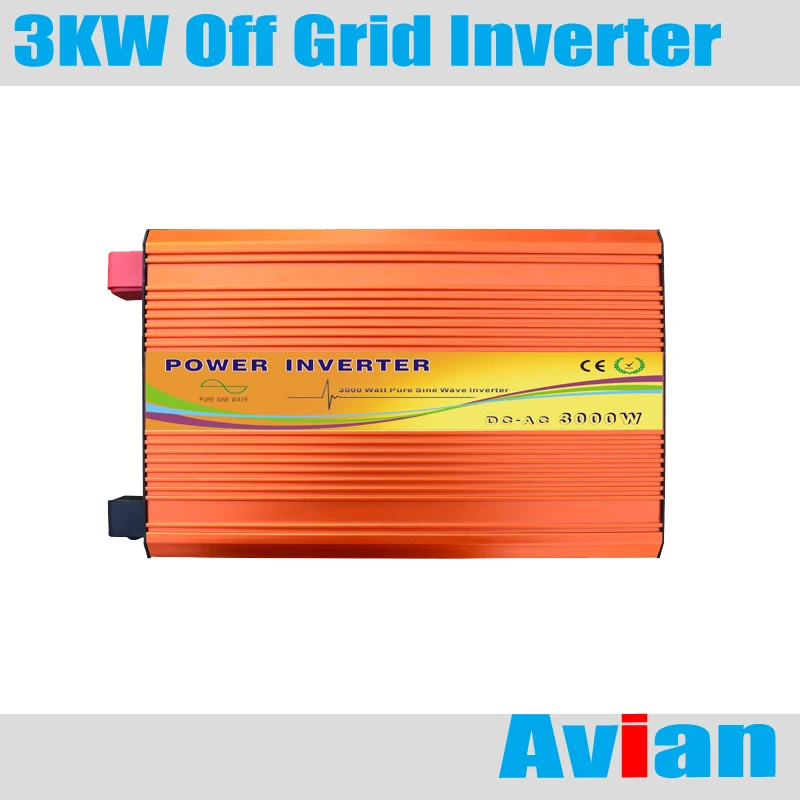 Инвертор немодулированного синусоидального сигнала 3000 Вт Максимальный 6000 12 В 24