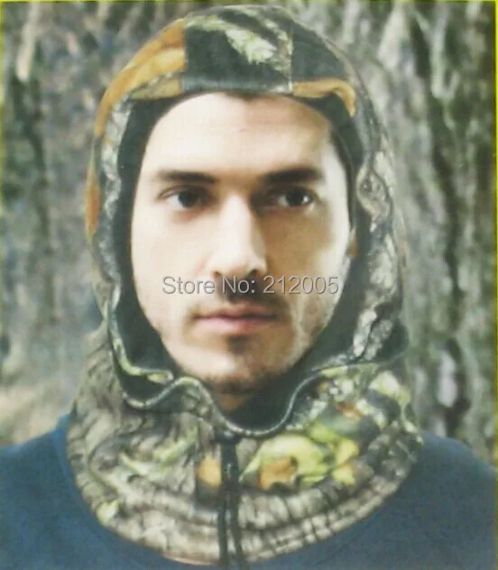 Высокое качество 1 шт. охотничий капюшон шапка флисовая охотничья маска для шеи