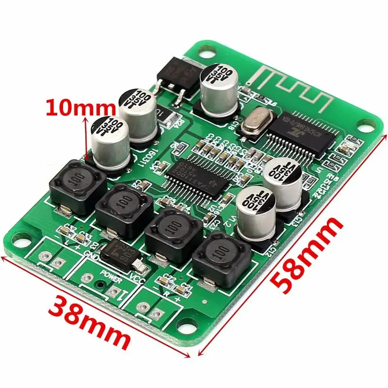 LEORY HF47 TPA3110 2x15 Вт Двухканальный беспроводной bluetooth динамик цифровая плата