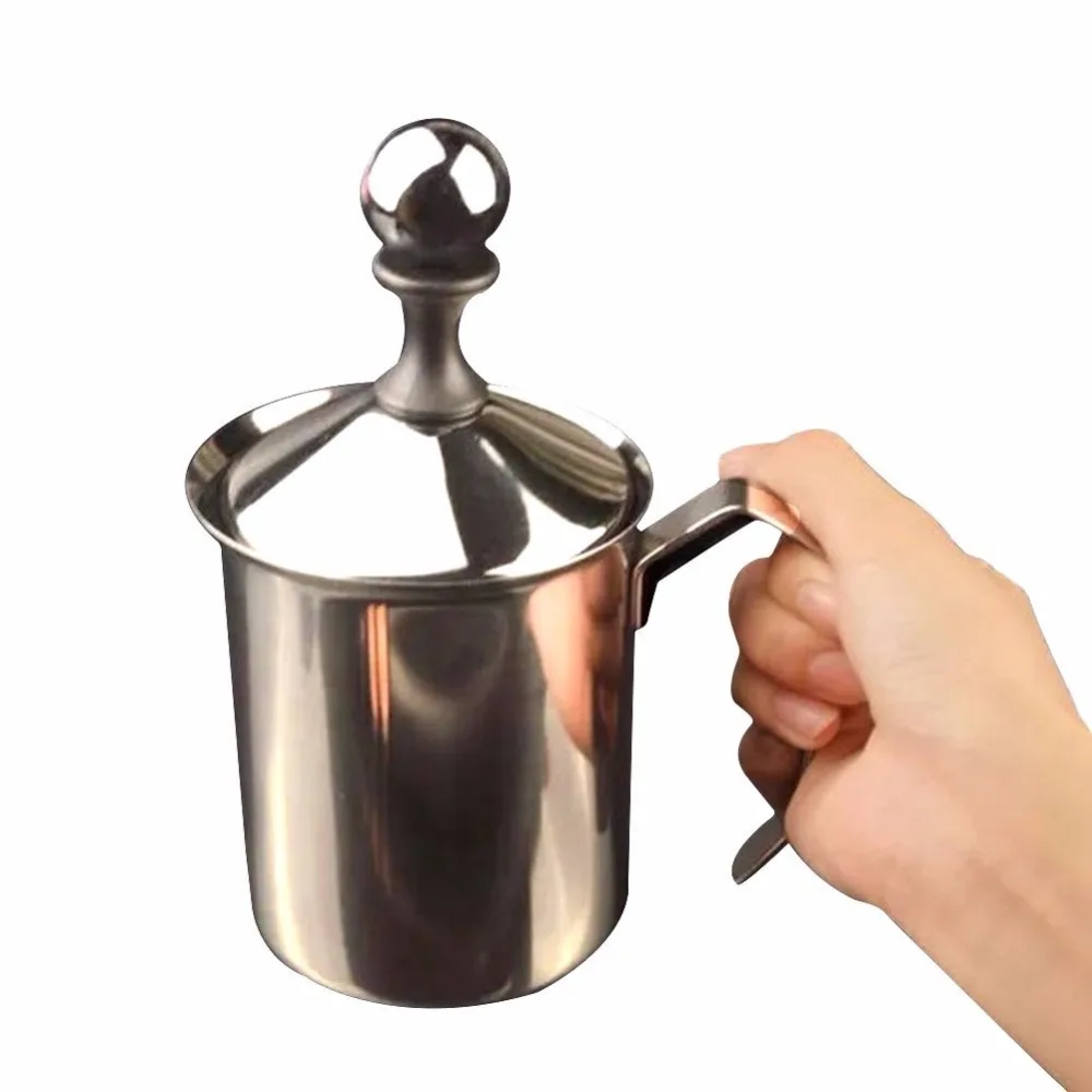 Пенообразователь для молока высшего качества из нержавеющей стали с двойной
