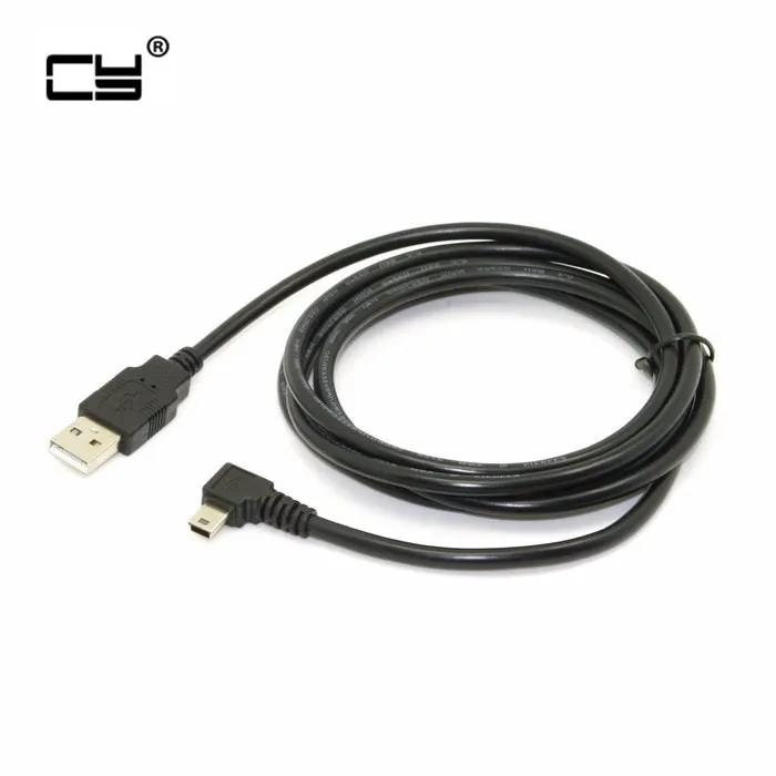 Кабель для передачи данных Mini USB Тип B 5pin папа левый Угловой 90 градусов к 2 0 50 см 180