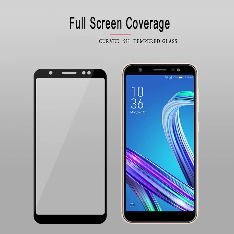 Закаленное 3d-стекло для ASUS ZenFone Max (M1) ZB556KL полноэкранная Защитная пленка |