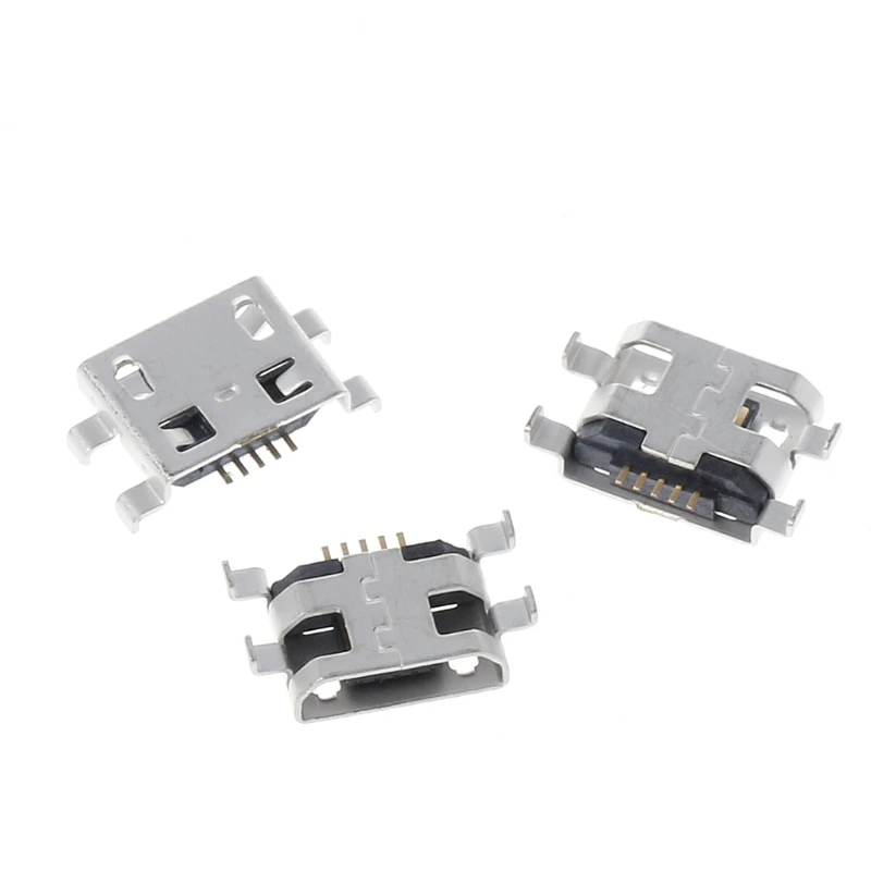 10 шт. Тип B Micro USB 5-контактный разъем для зарядного устройства Разъем разъема