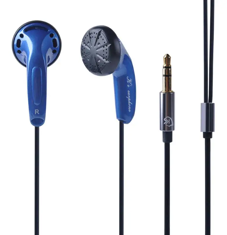 blue K's наушники K300 300 Ом Сопротивление в ухо наушники вкладыши 300 Ом наушники с плоской головкой затычки для ушей - Цвет: blue