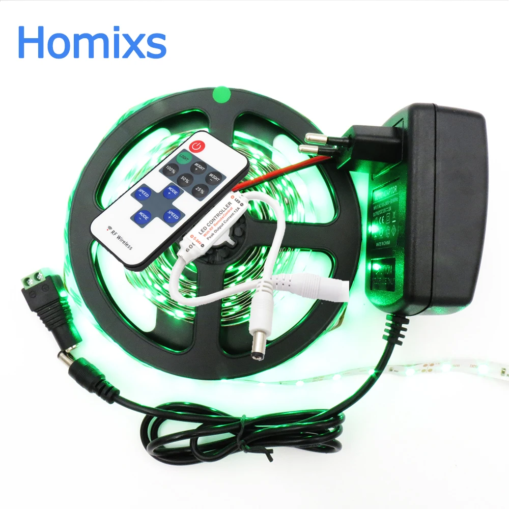 -Водонепроницаемый СИД оптовик 3528 RGB светодиодные полосы света 5 м 300smd + 24 клавиши