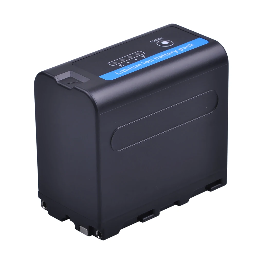 Batmax 7200 мА/ч, NP-F970 F960 F970 NP-F960 Батарея akku емкостью с светодиодный Мощность индикаторы для sony NP-F550 NP-F770 NP-F750 F960 F970
