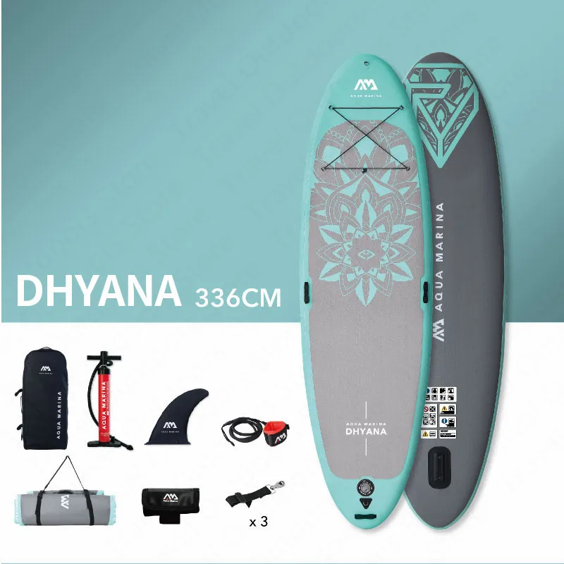 AQUA MARINA DHYANA Sup доска для серфинга Stand Up Paddle Йога бодиборд водные виды спорта серфинг