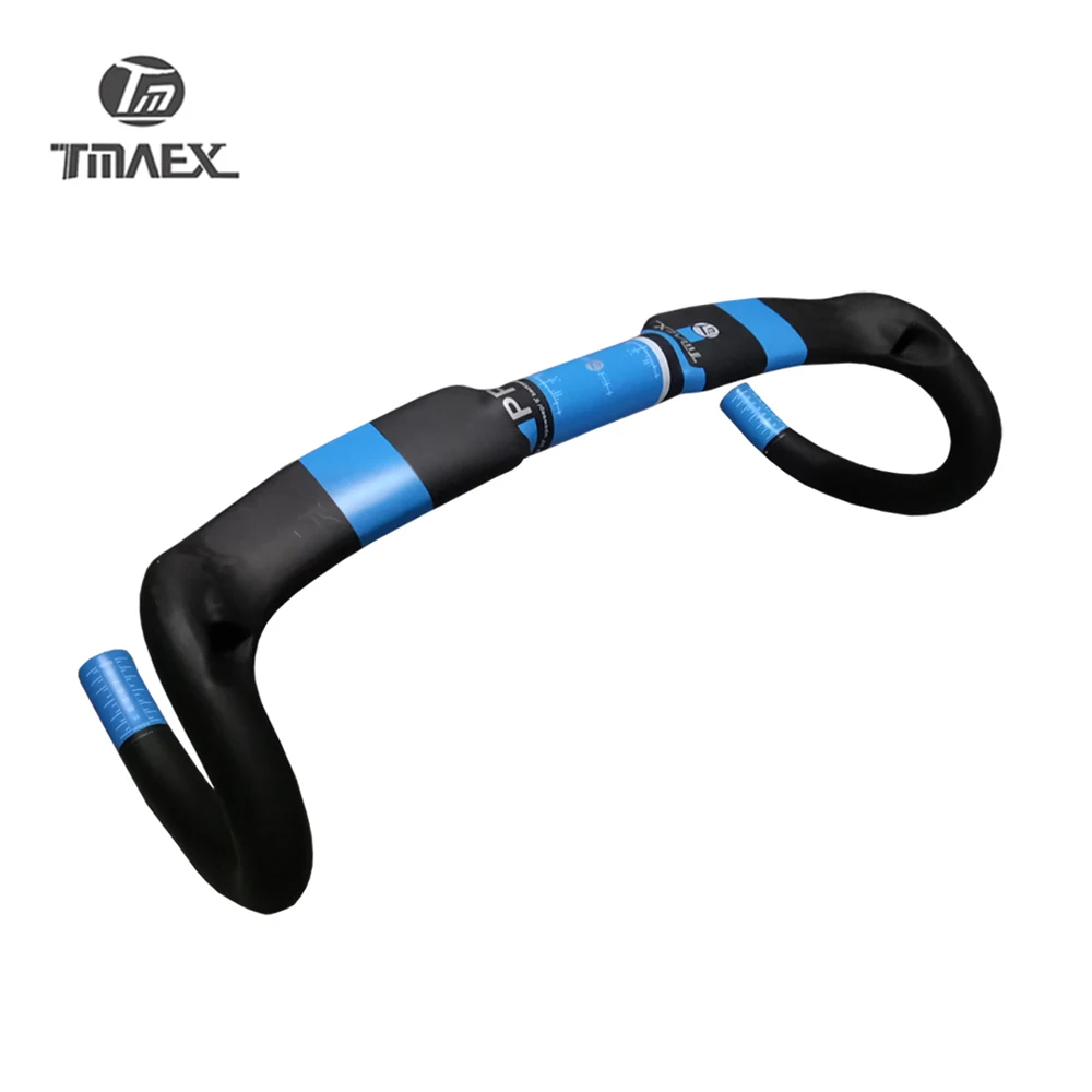 

Синий сломанный ветровой стержень полностью из углеродного волокна руль для дорожного велосипеда углеродное волокно руль для сгибания угл...