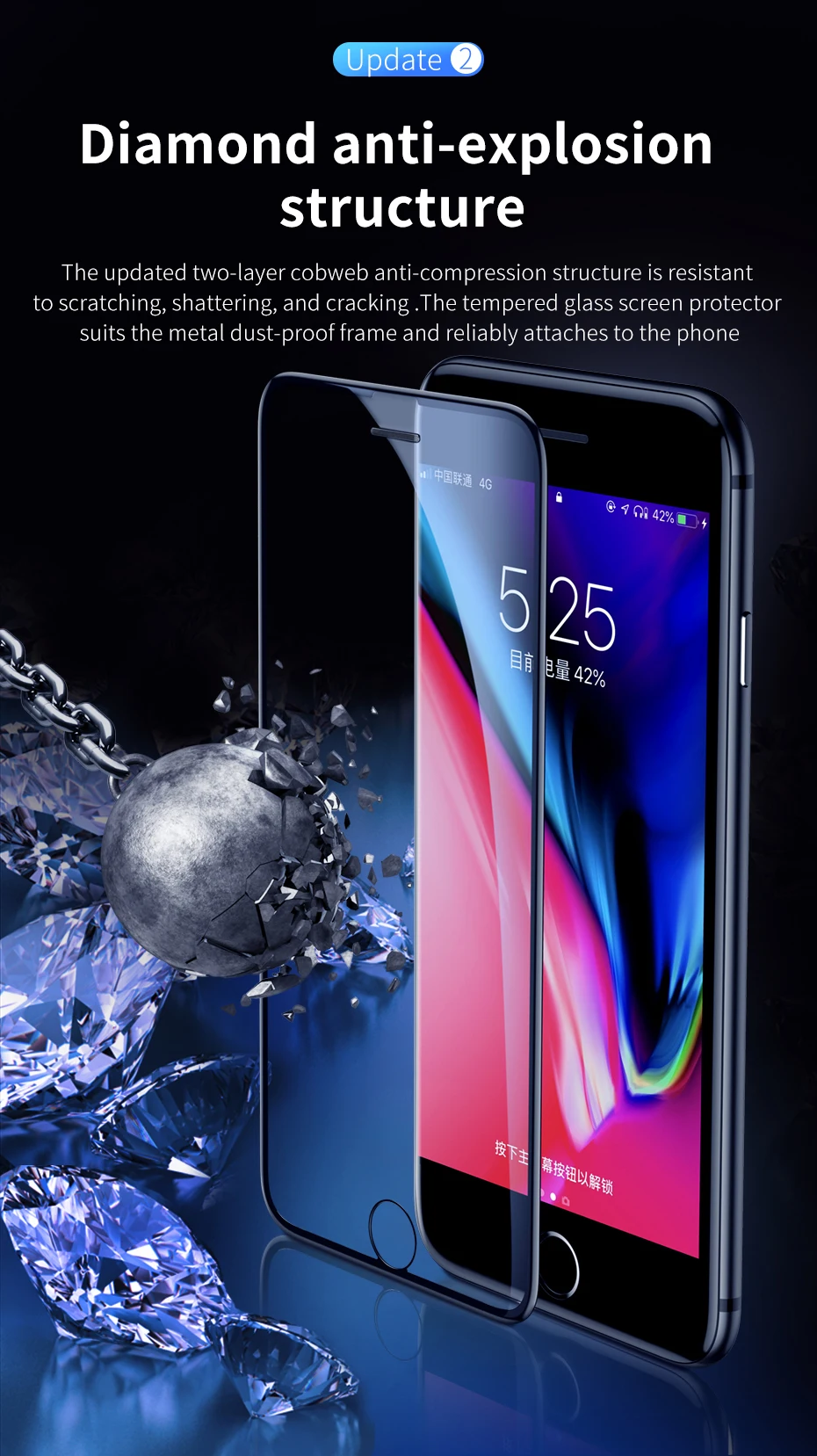 Baseus 0,3 мм Тонкое защитное стекло для iPhone 7 8 6 6s Защитная пленка для экрана 9 H полное покрытие из закаленного стекла для iPhone 6 S 7 8 Plus