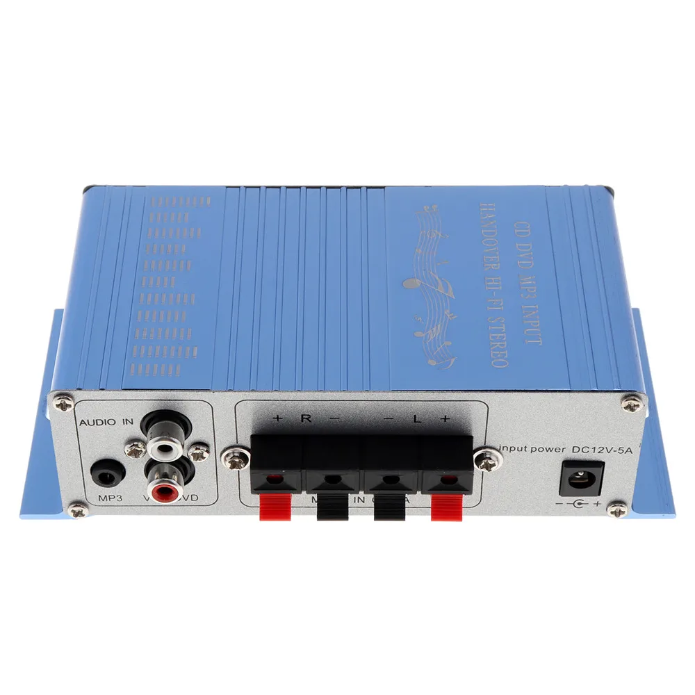 KENTIGER DC12V CD/DVD/MP3 вход Hi-Fi автомобильный стерео аудио усилитель RMS 20 Вт+ 10 Вт 130x73x40 мм