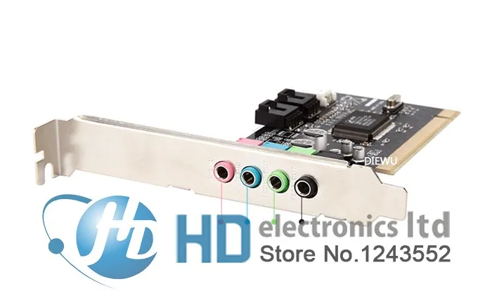 Классическая звуковая карта Pci 4 Audio Adlib, базовая звуковая карта, Настольная звуковая карта Pci