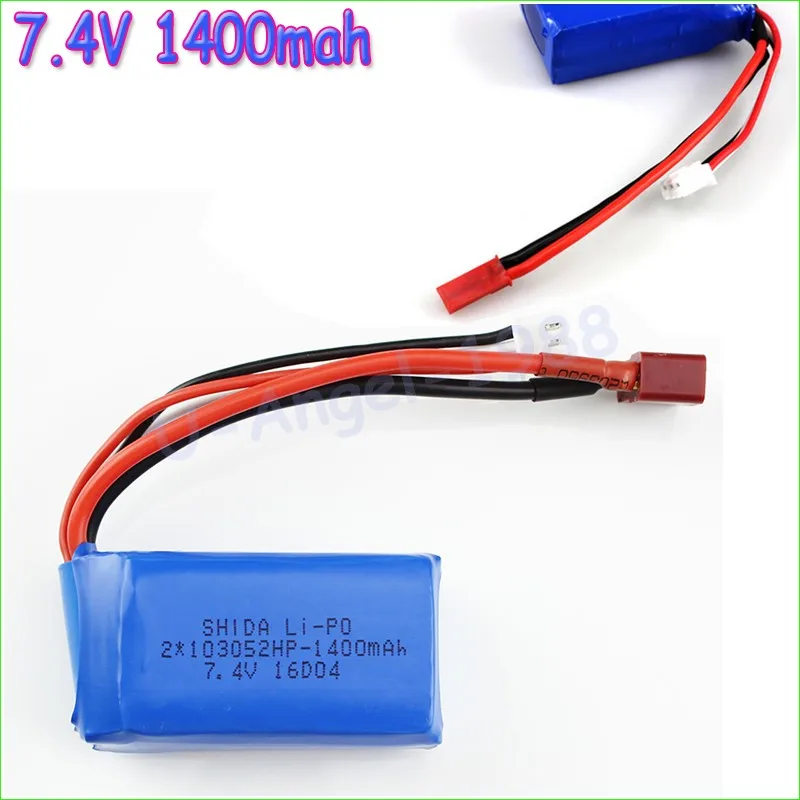 

2 шт./лот 7,4 В 1400 мАч Lipo батарея для WLtoys A959-b A969-b A979-b Rc вертолет RC автомобиль Лодка Квадрокоптер FPV