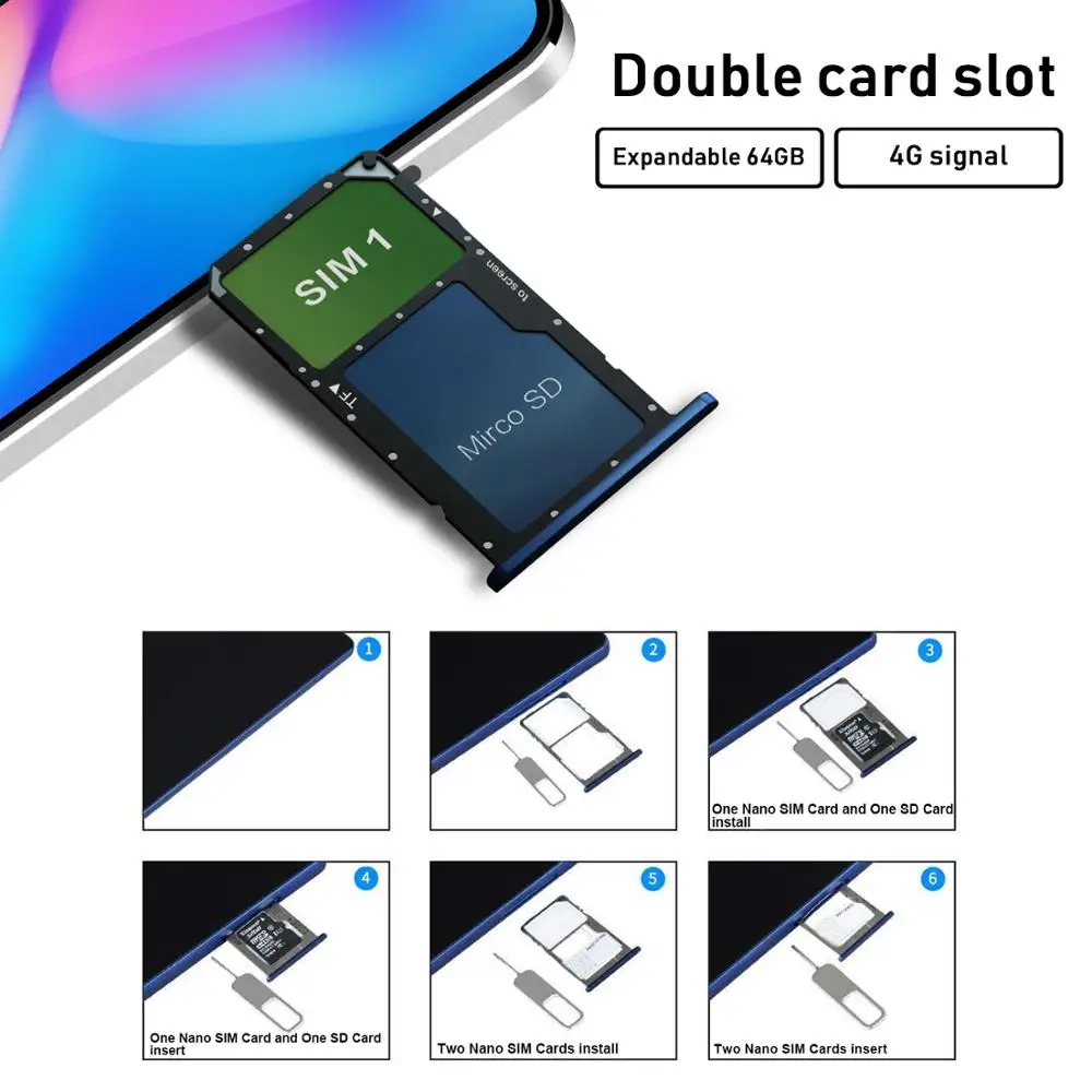 4G LTE отпечатков пальцев DUODUOGO 4S мобильный телефон Android 3 ГБ + 32 5 85 ''HD экран 4500 мАч
