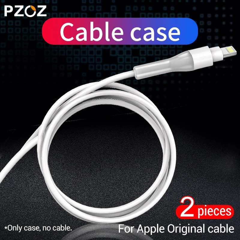 PZOZ USB C защита кабеля для iPhone 15 14 13 12 11 Pro Max Type шнур оригинального кабель
