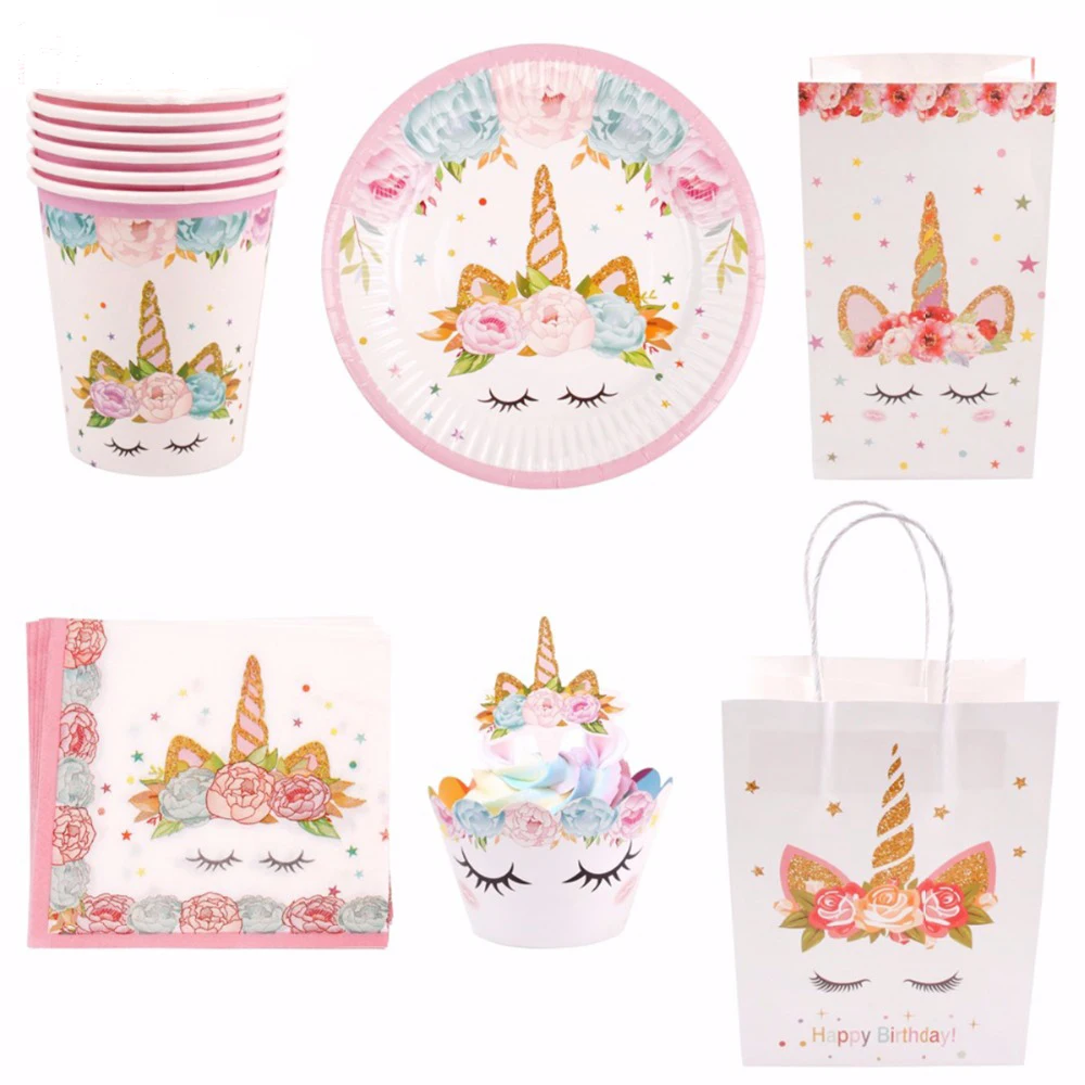 Вечерние украшения в виде единорога для девочек вечерние товары | Дом и сад