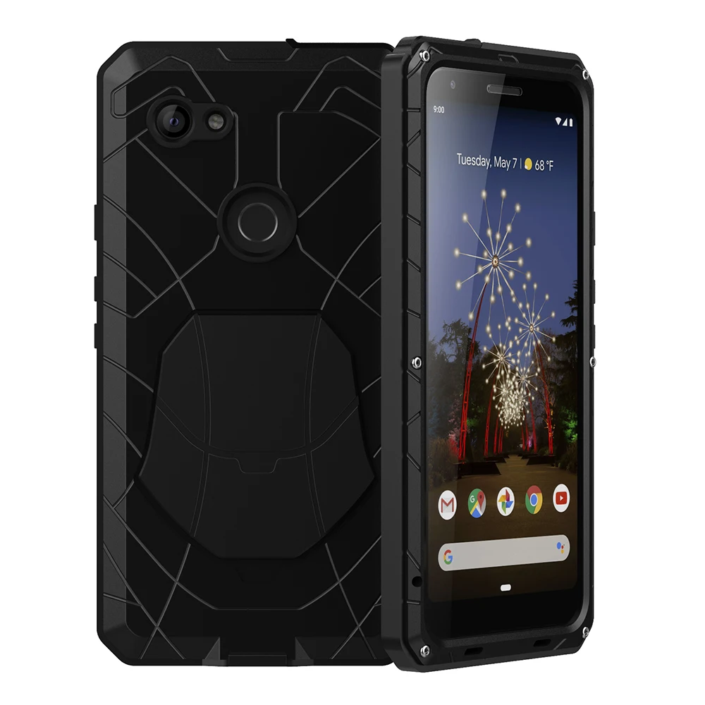 Для Google Pixel 3A 3A XL чехол жесткий алюминиевый металлический Закаленное стекло Защитная крышка для Google Pixel 4 4XL защитный чехол