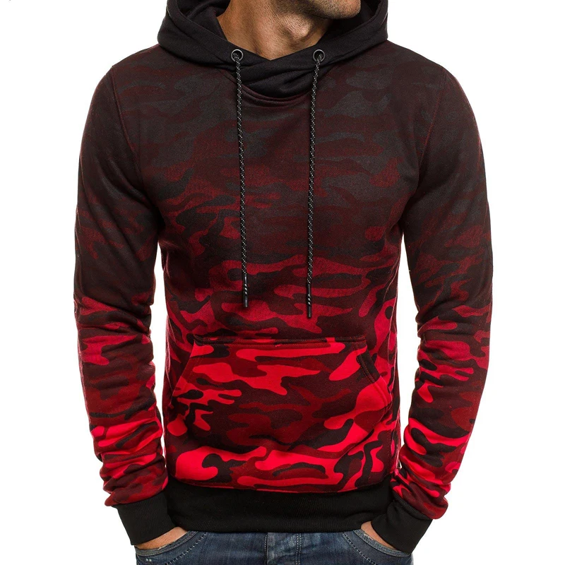 2019 осенние толстовки с камуфляжным принтом мужские спортивные костюмы
