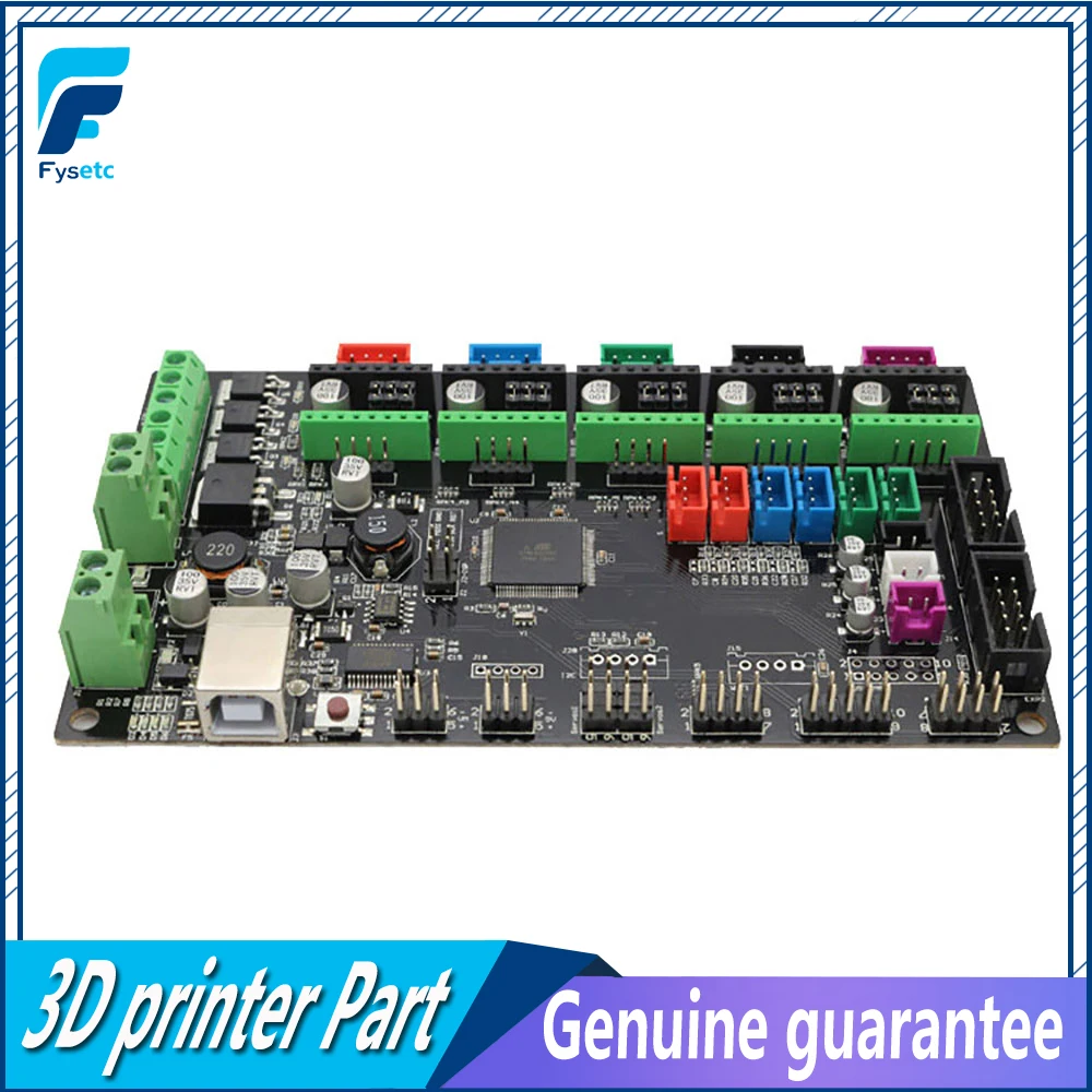 Новейший 3D принтер Gen V1.4 плата управления Mega 2560 R3 Материнская плата Ramps1.4 совместима, с USB для 3d принтера