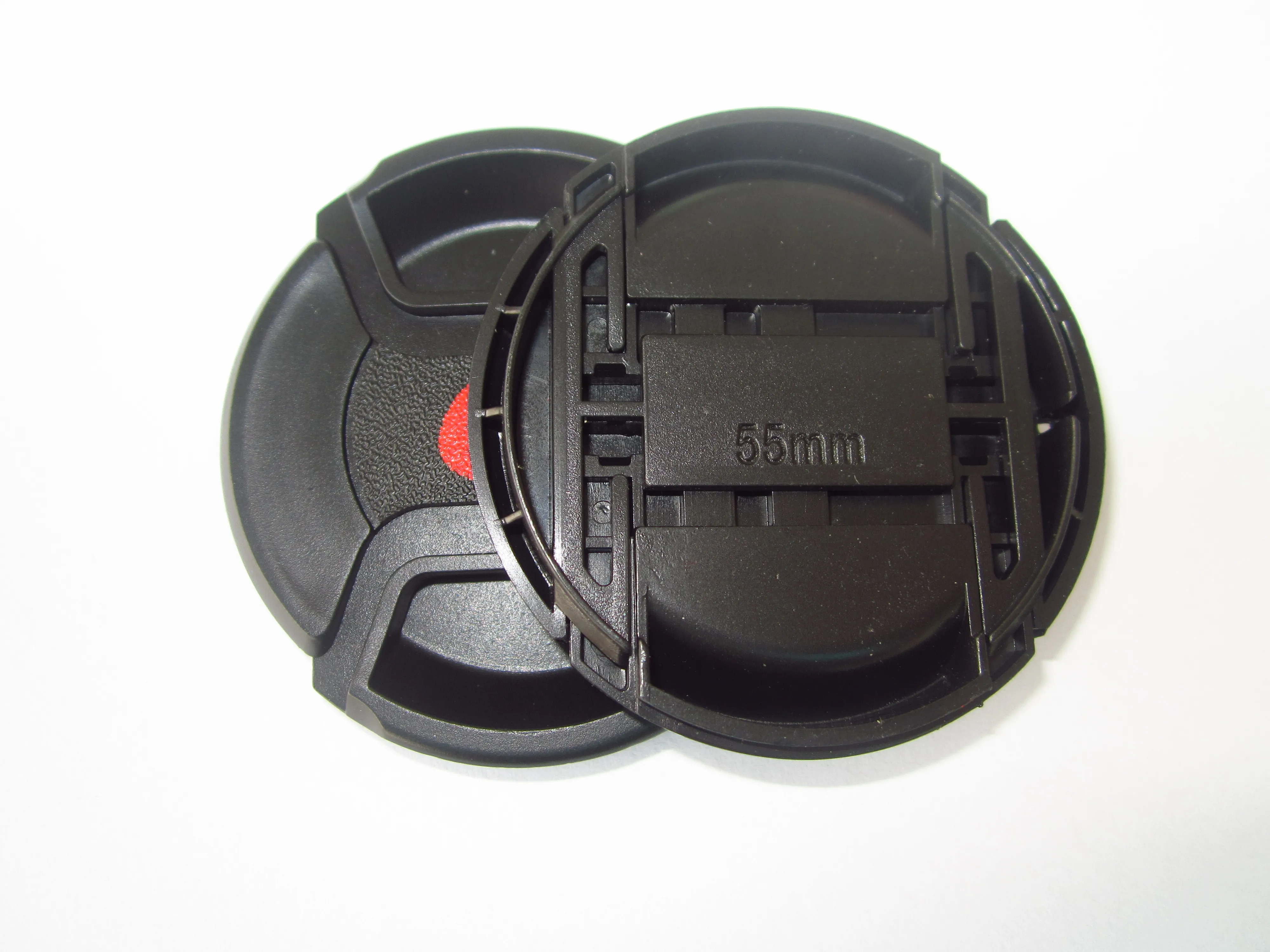 

10pcs/lot 40.5mm 49mm 55mm 58mm center pinch Snap-on cap cover LOGO for Alpha 40.5 mm Lens