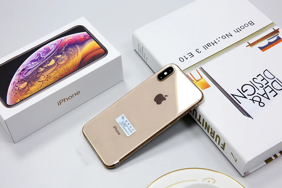 Apple iPhone XS Max | смартфон с двумя sim-картами полностью разблокированный 6,5 дюймовый большой экран 4G Lte Apple смартфон