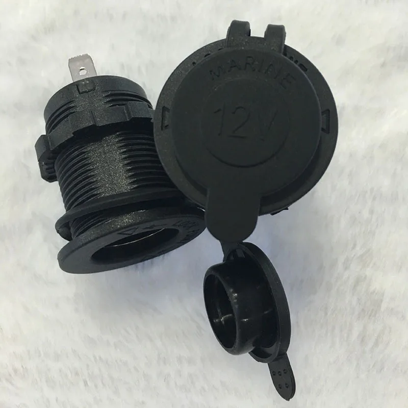Универсальный 12 В черный водонепроницаемый автомобильный Мотоцикл Грузовик
