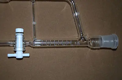 Приемник 10 мл 24/49 из стекла для дистилляции адаптер Dean Stark с PTFE Stopcock|adapter battery|distillate