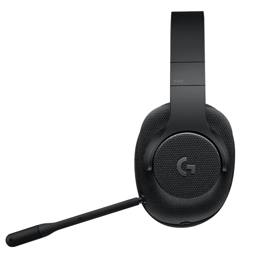 Игровая Проводная гарнитура Logitech G433 7 1 с объемным звуком и микрофоном|Коврики для